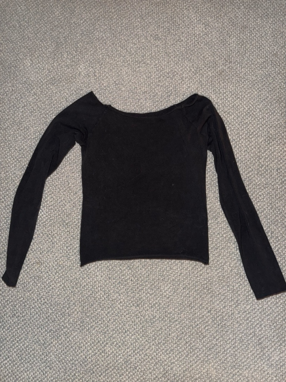 Black Long Sleeve Top - Picture 2 of 3